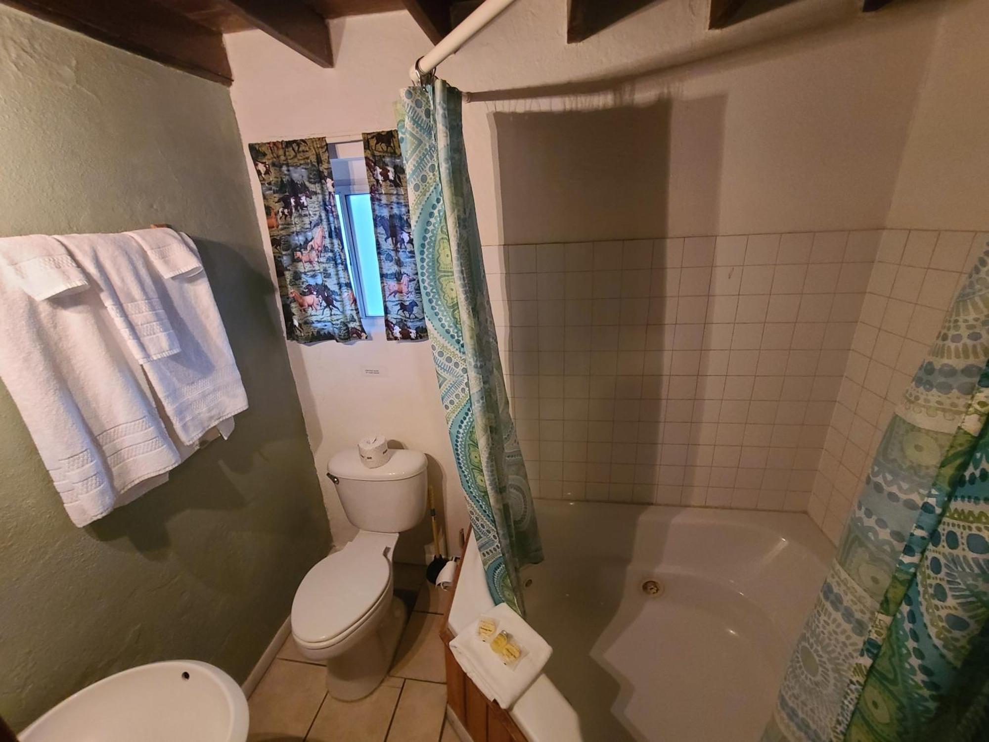 Sagebrush Inn Tombstone Bilik gambar Bathroom in a typical hotel room
